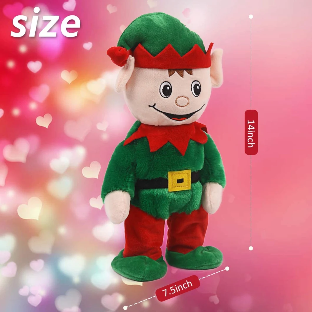 Wholesale Price Custom Christmas Festival Plush Doll Toys Stuffed Soft Toys BSCI Sedex ISO9001