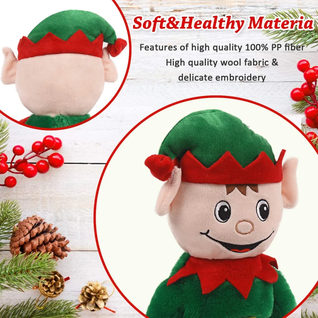 Wholesale Price Custom Christmas Festival Plush Doll Toys Stuffed Soft Toys BSCI Sedex ISO9001