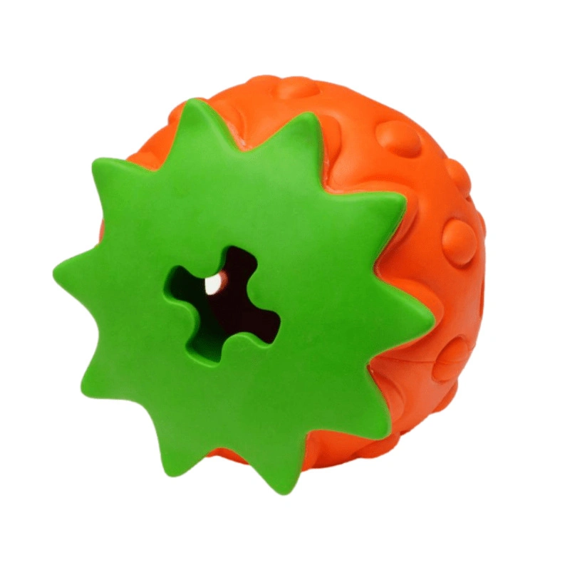 Dogs Chewing and Grinding Teeth Leakage Food Rubber Dog Toy